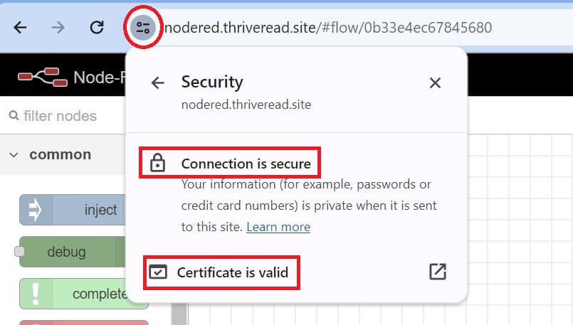 Using Certbot Let’s Encrypt SSL HTTPS Certificate with Node-RED