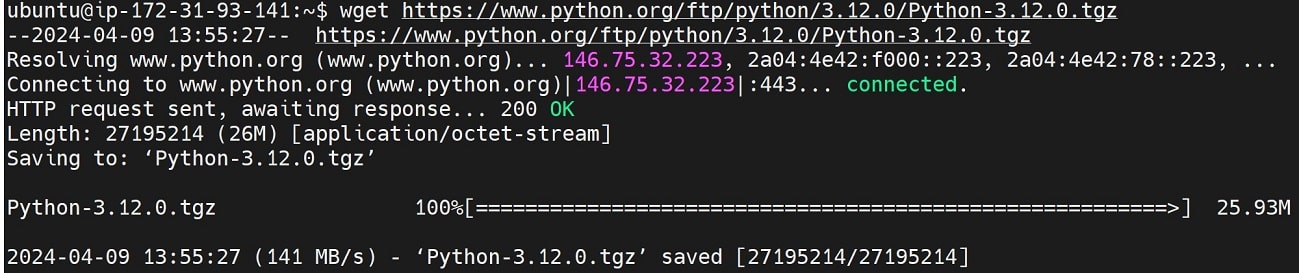 Install|Build Python from Source on Linux Ubuntu