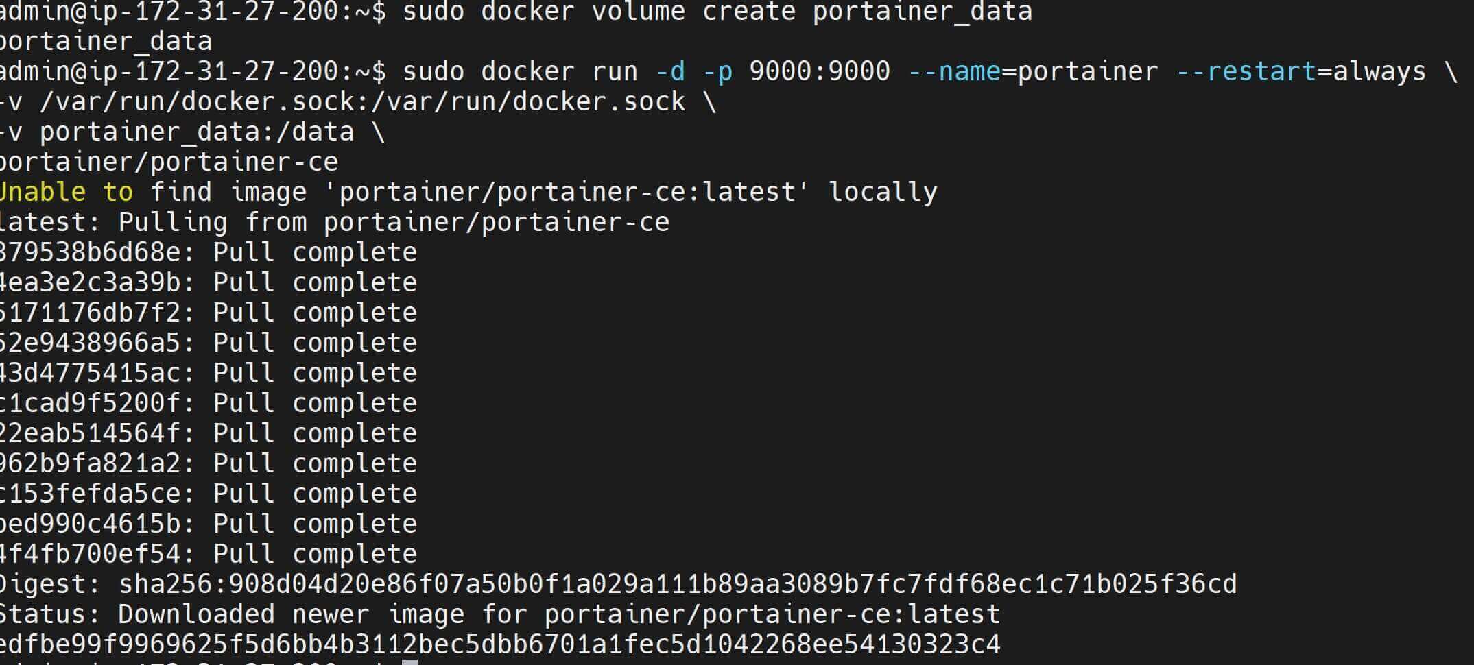 Installing Portainer using Docker on Debian