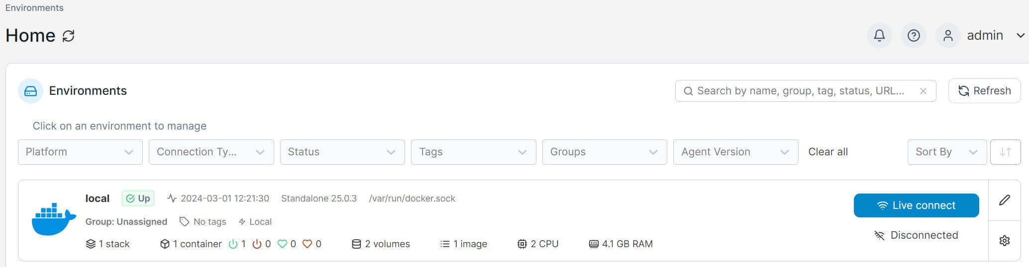 Managing Docker Containers With Portainer