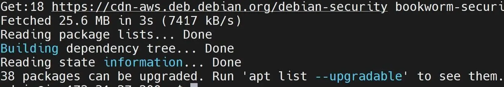 Updating Debian Package Index