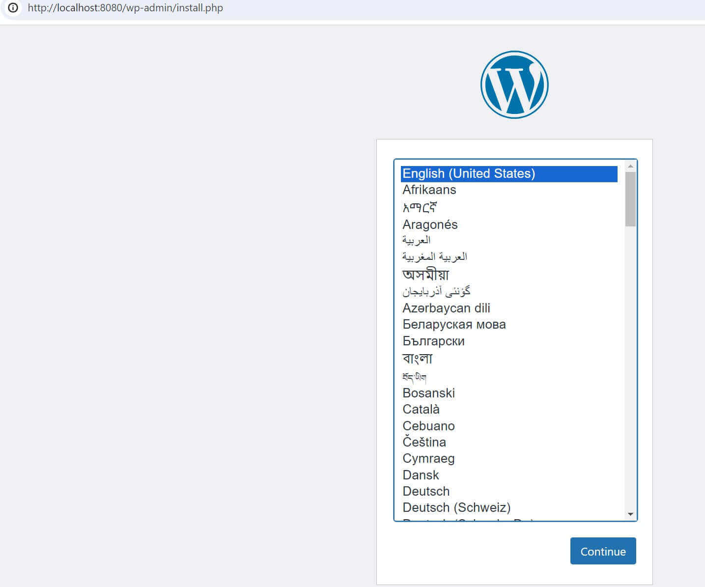 Accessing WordPress on Portainer