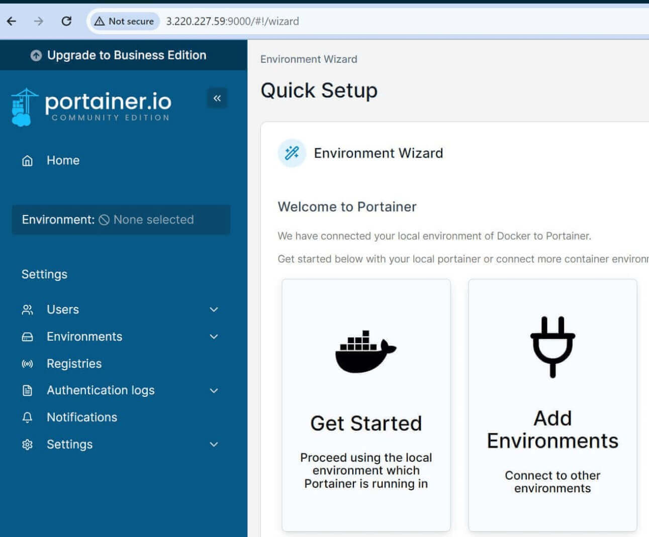 How to Setup portainer for WordPress