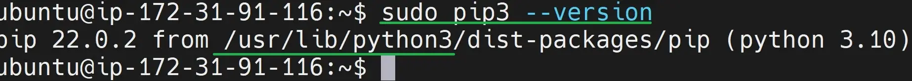 Installing Python pip 3 on Ubuntu 22.04|20.04