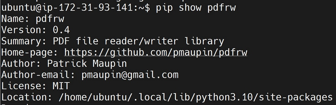 Easily Install Python Poppler with PIP on Linux Ubuntu