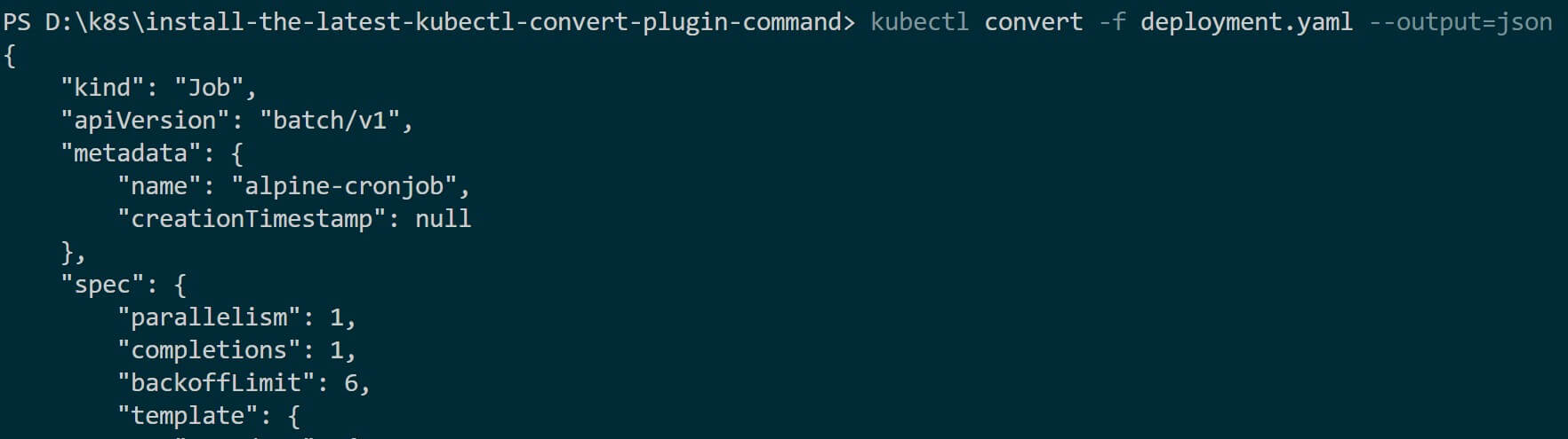 Install and Use the Latest Kubectl Convert Plugin