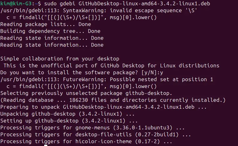 GitHub Desktop on Ubuntu 20.04|22.04 and Debian