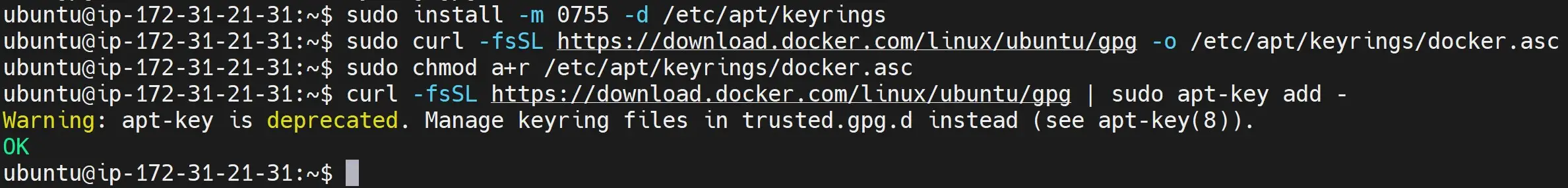 Installing Docker For Portainer on Ubuntu