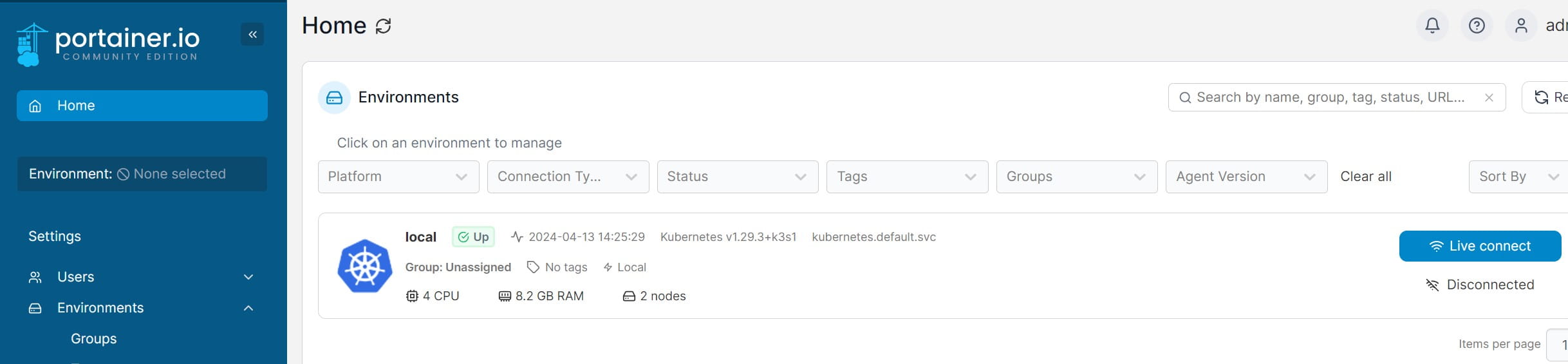 Setup K3s Kubernetes with Portainer Without Docker