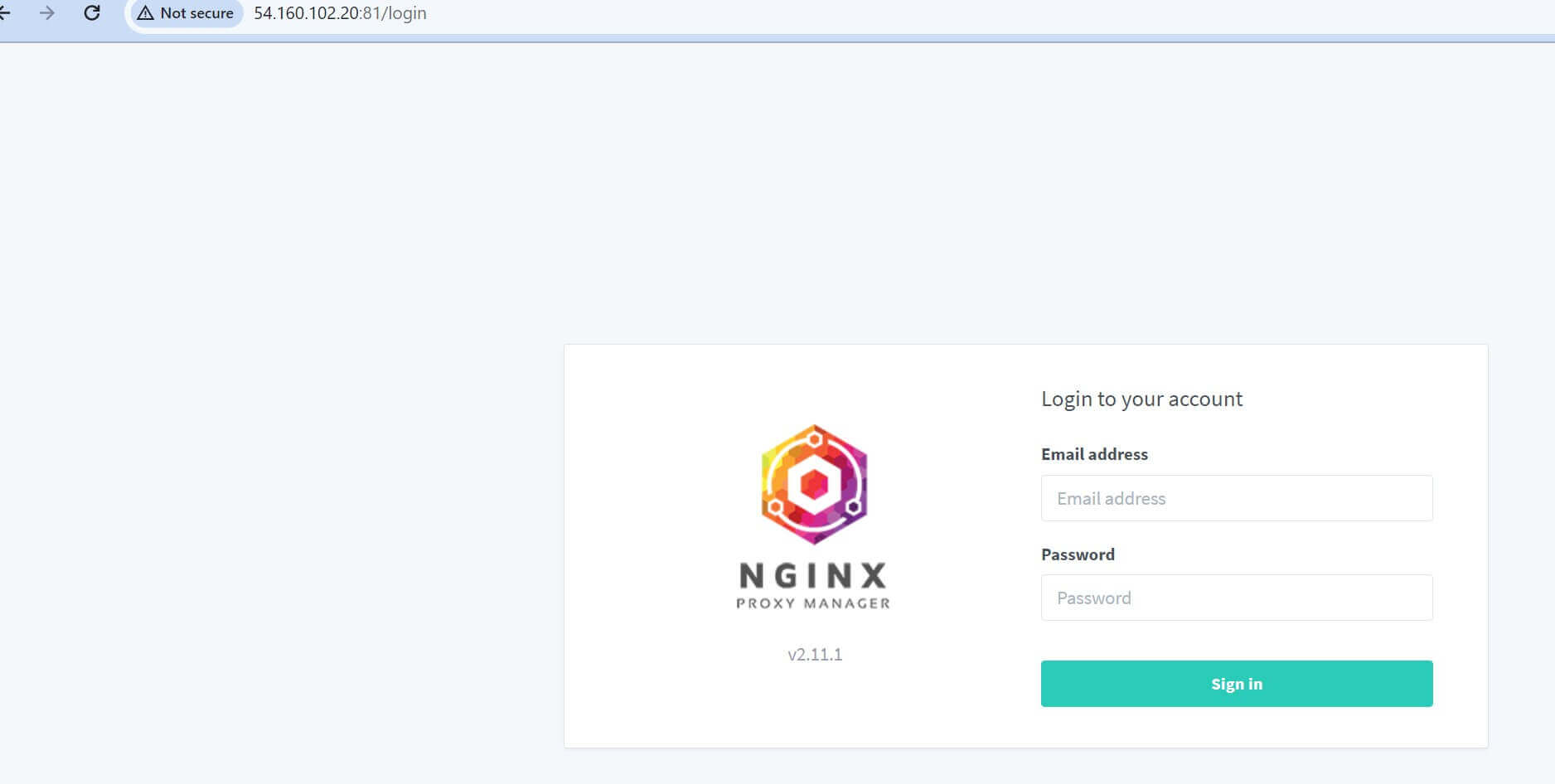 Accessing and Configuring Nginx Proxy Manager