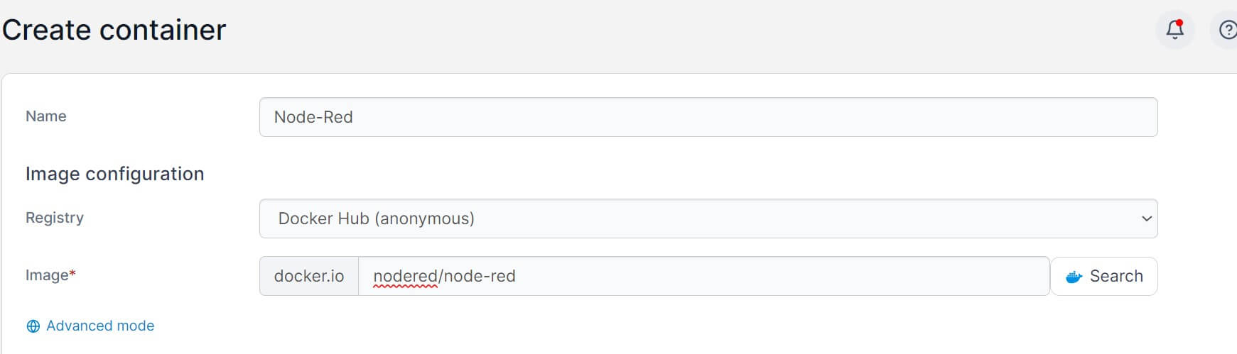 How Run Node-RED using the Portainer UI