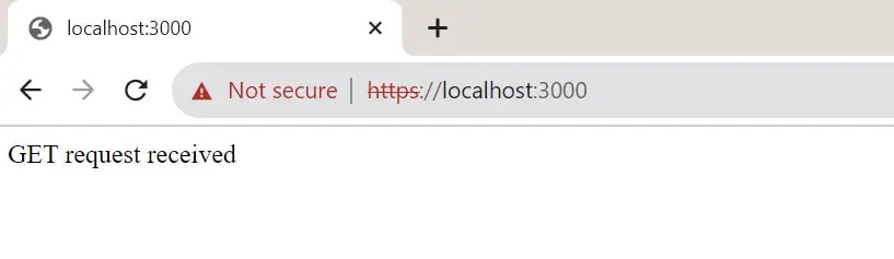 LocaLHost HTTPS Server on NodeJS with Express and CreateServer