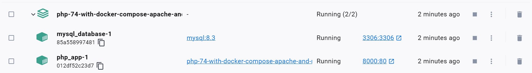 Easily Run PHP 7.4 with Docker Compose, Apache and MySQL