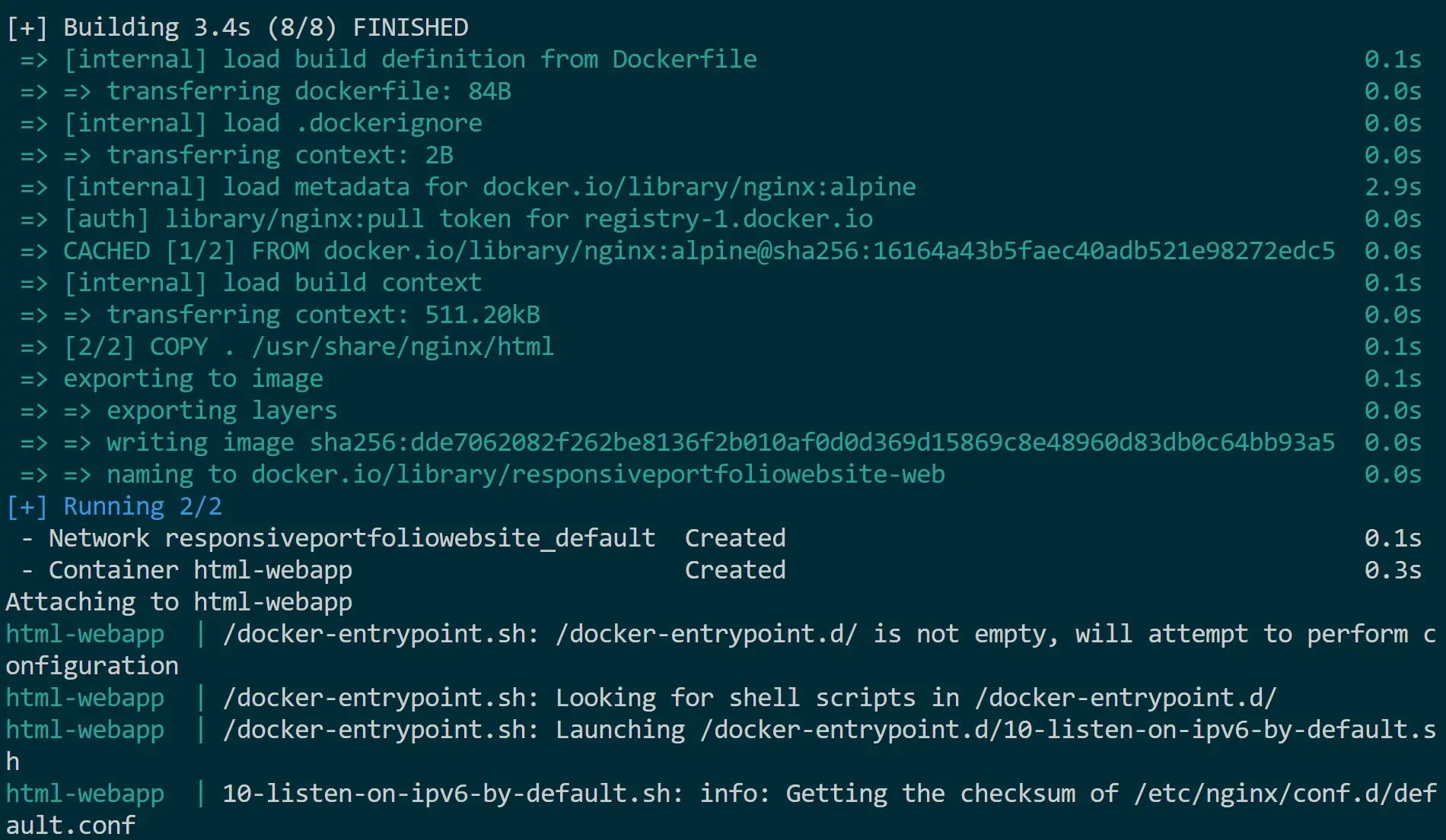 Guide to Running Dockerfile HTML Example With Docker & Nginx