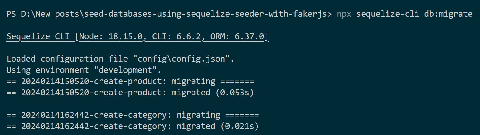 How to Seed Databases Using Sequelize Seeders and Faker.js