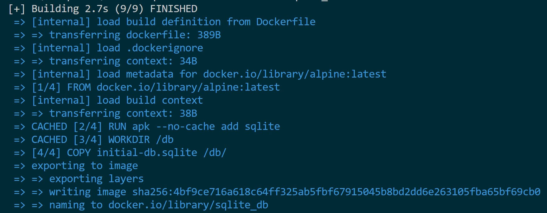 How to Run and use SQLite database with Docker containers