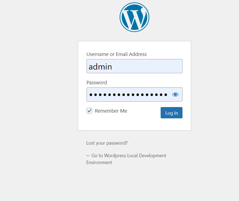 WordPress Local Development Environment with Docker Compose